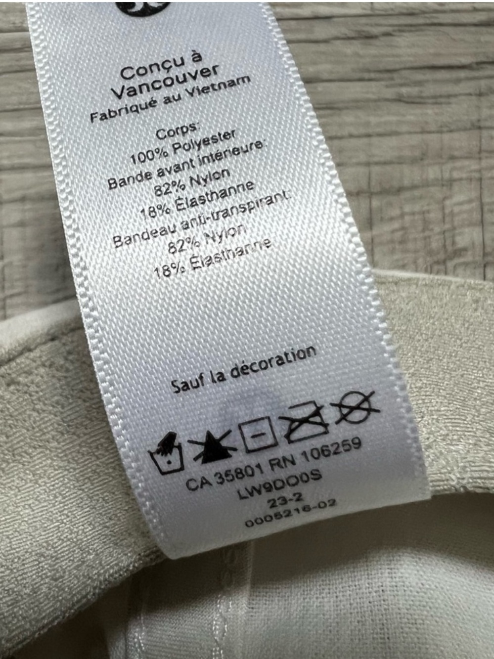 Lululemon Womens Baller Logo Hat Soft Embroidered Bone / Raw Linen - Picture 4 of 4